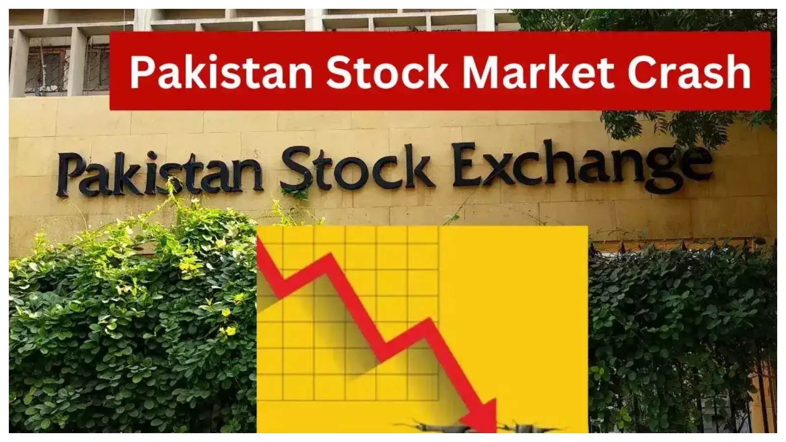 Pakistan Stock Market : पाकिस्तान का शेयर बाजार आज 3,500 अंक गिरा