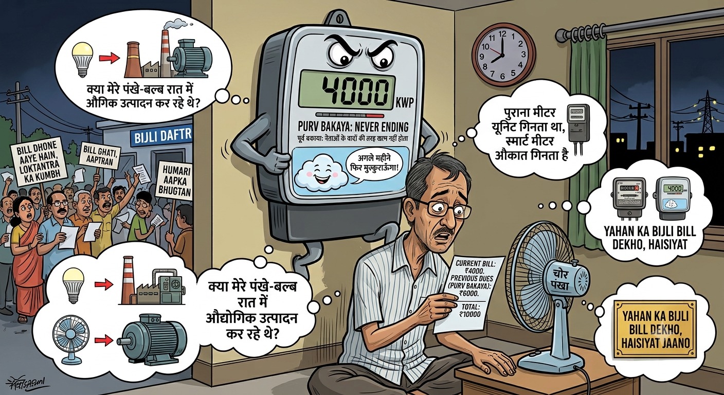 Weekly Column : खुरचन; स्मार्ट मीटरः बिजली आई, अंधेरा लाई…!