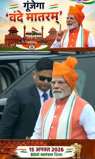 India’s 80th Independence Day is today : PM नरेंद्र मोदी लाल किले पर 13वीं बार फहराएंगे तिरंगा,