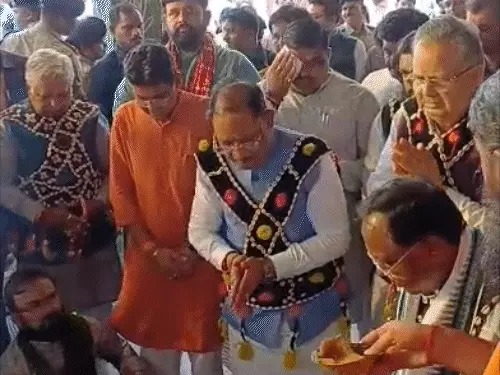 Hareli Tihar Folk Festival at the CM House : हरेली तिहार में CM हाउस में बिखरी परंपरा की हरियाली