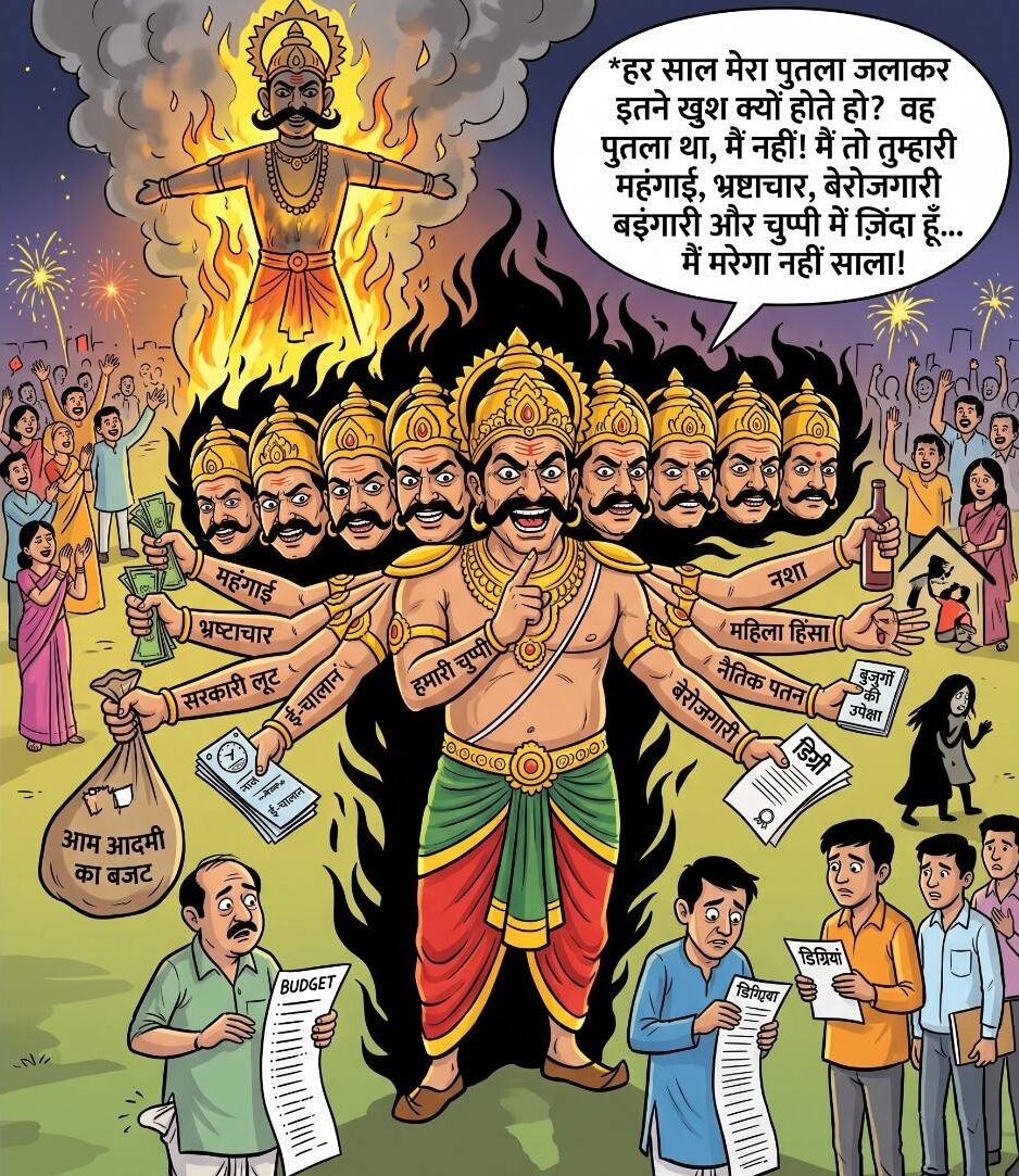 खुरचन- मैं हूँ रावण… जलेगा पर मरेगा नहीं साला..!